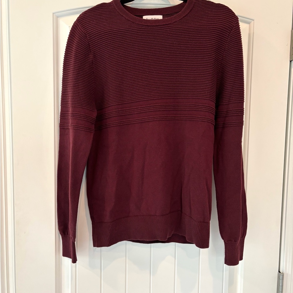 Goodfellow & Co Men's Crewneck Sweater in Wine